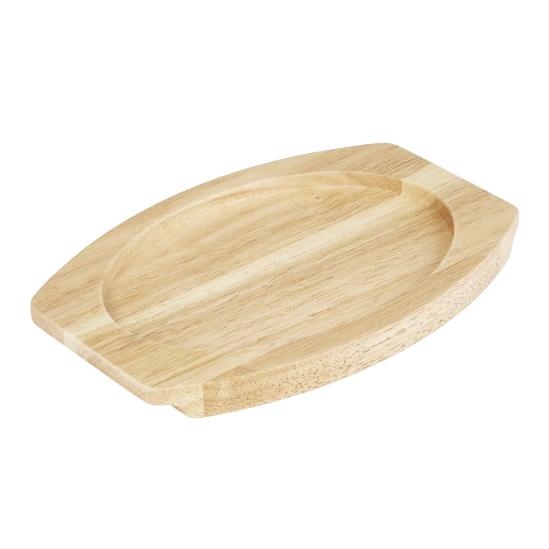 Olympia FW977 Hevea Board for Cast Iron Oval Eared Dish 240x165mm for FW817