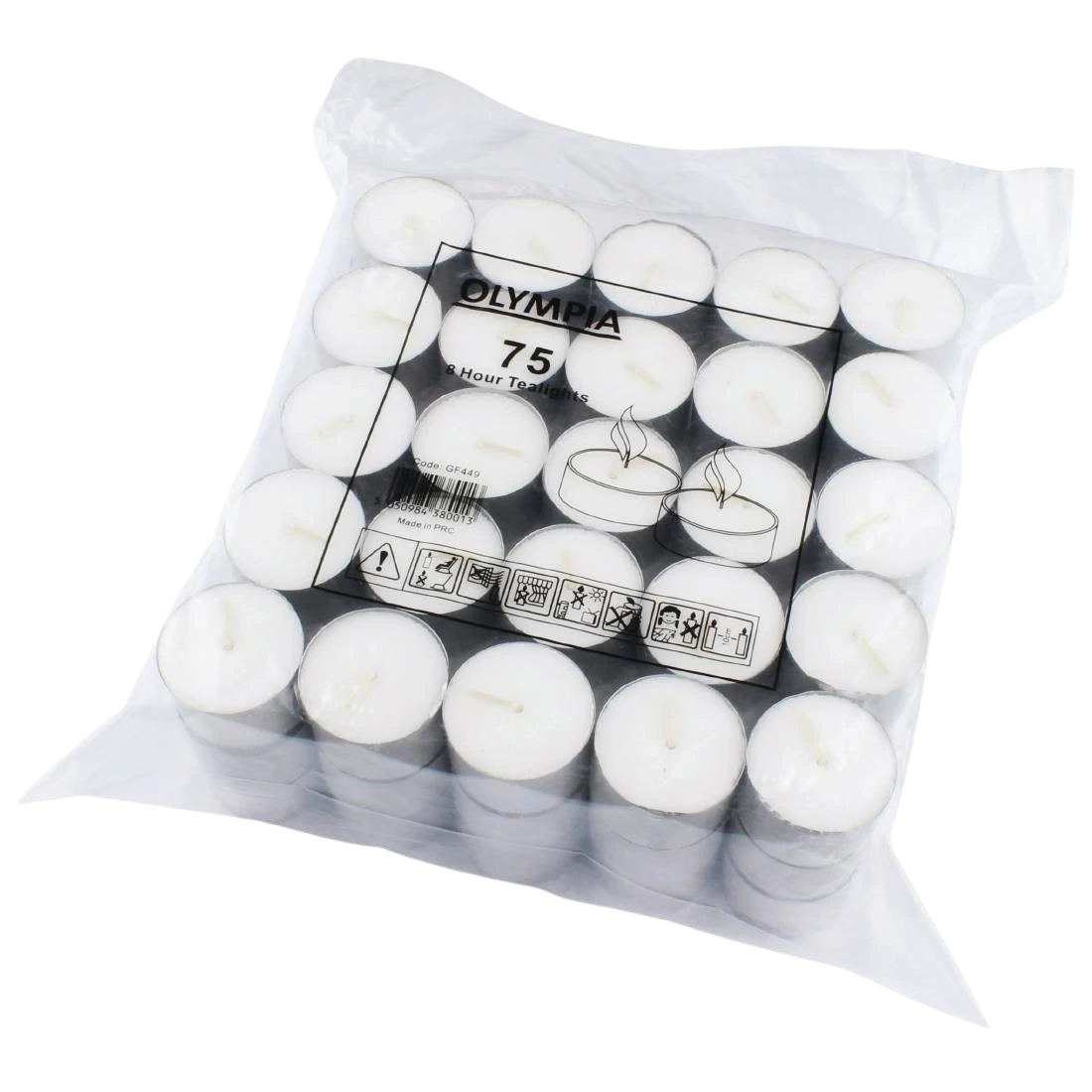 GF449 EDLP - Olympia 8 hour Tealight (Bag 75)
