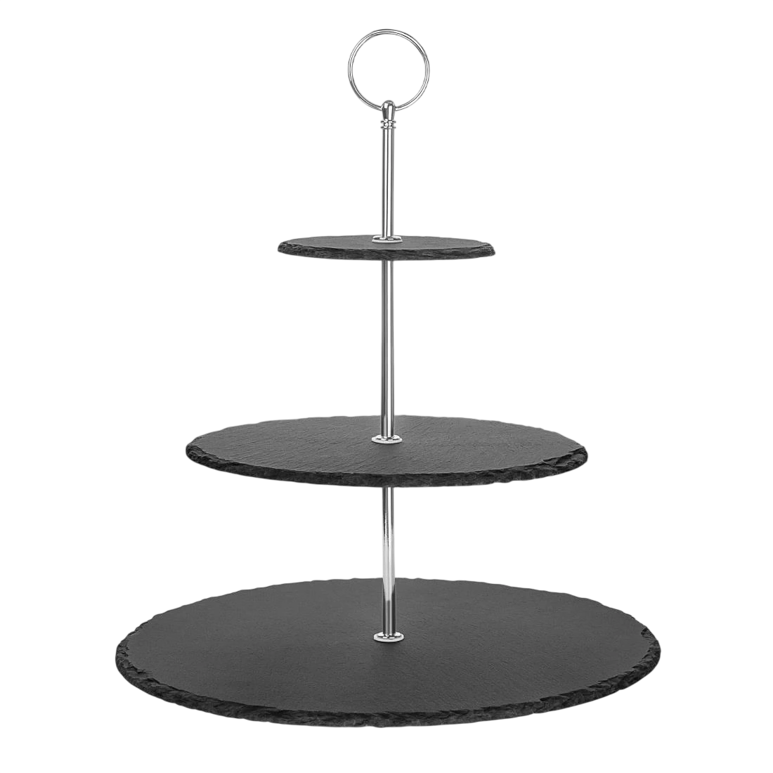 Olympia GF991 Slate Etagere - 3 Tier 300mm dia