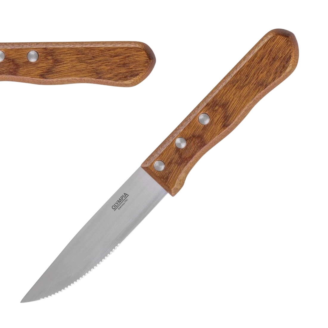 Olympia GG819 Jumbo Steak Knife Rosewood Handle (Box 12)