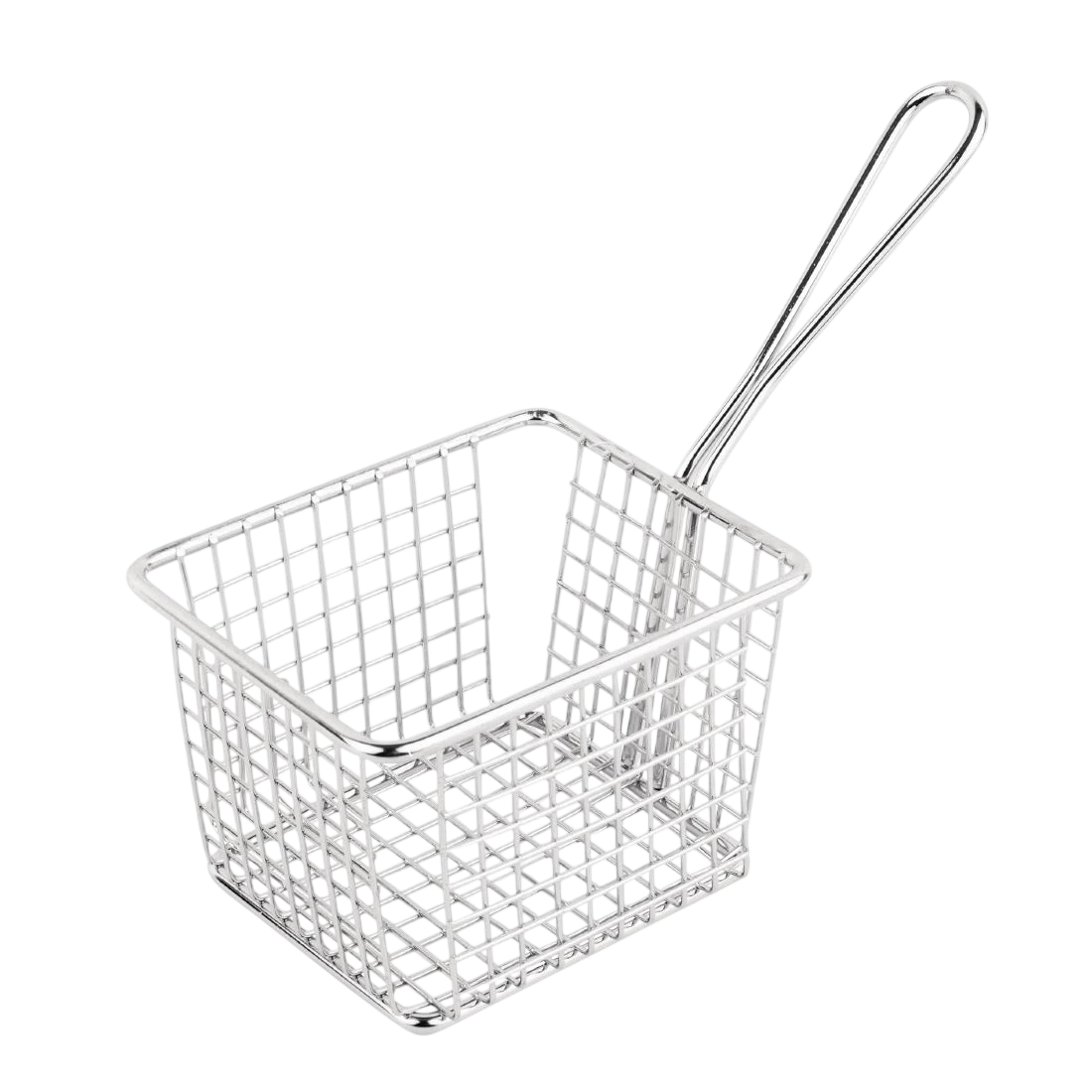 Olympia GG867 Square Presentation Basket St/St Large - 80(H)x120(W)x100mmD