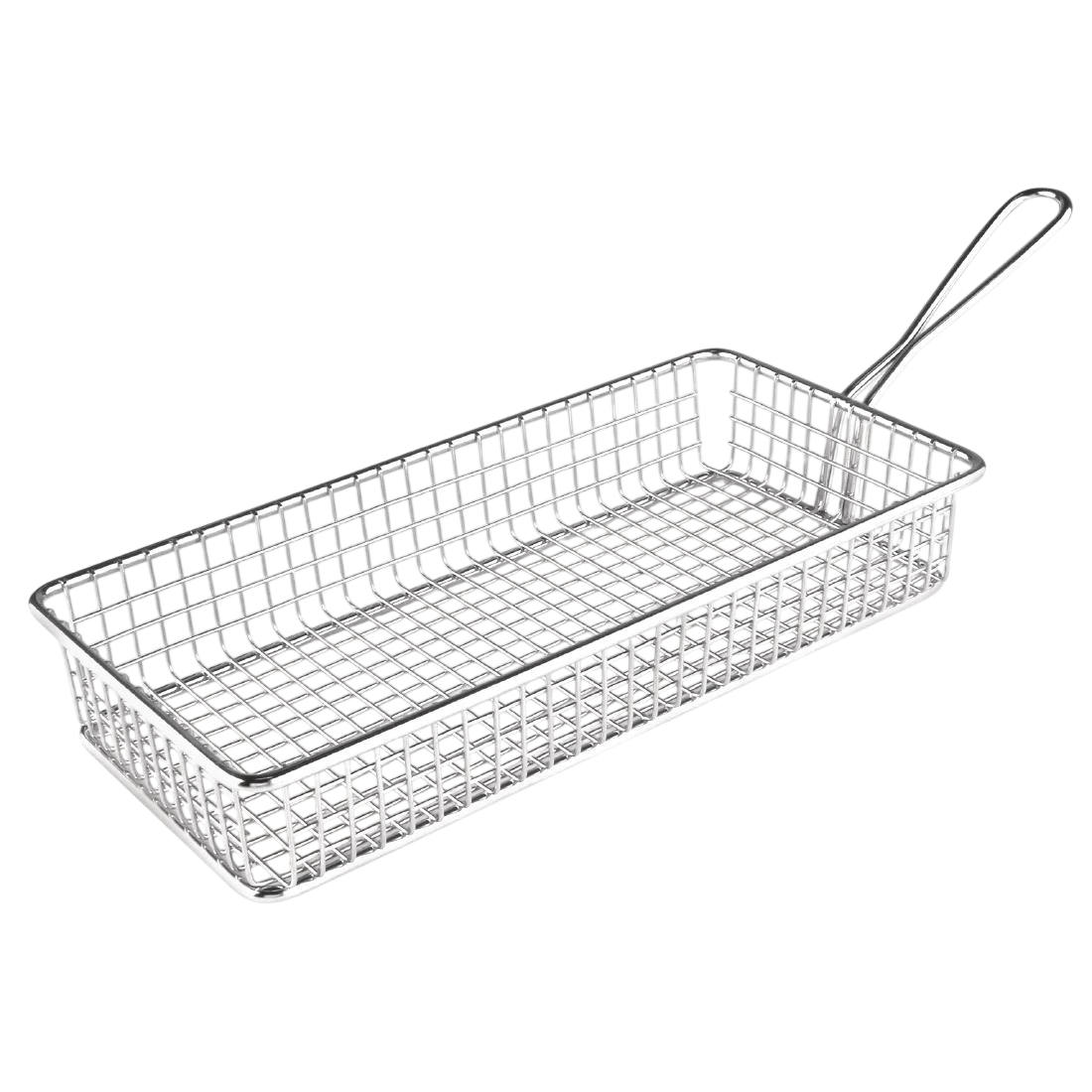 Olympia GG869 Rectangular Presentation Basket St/St 45(H)x260(W) x130(D)mm
