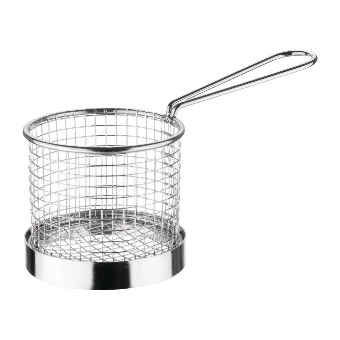 Olympia GG875 Round Presentation Basket with Handle - 95dia x 80Hmm (was GG874)