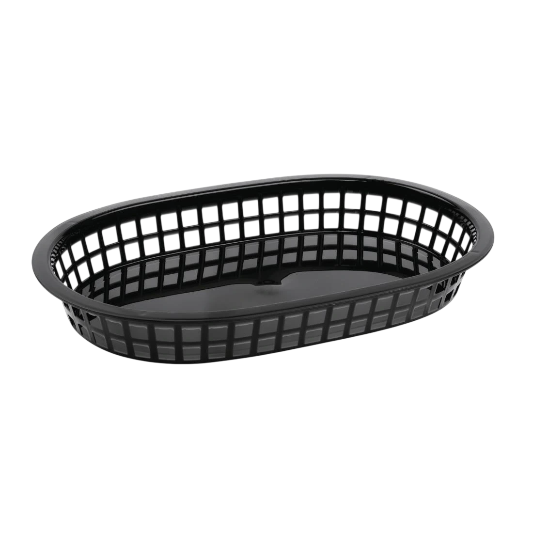 Olympia GH969 Kristallon PP Food Basket Black - 275x175mm 10 1/2x7" (Pack 6)