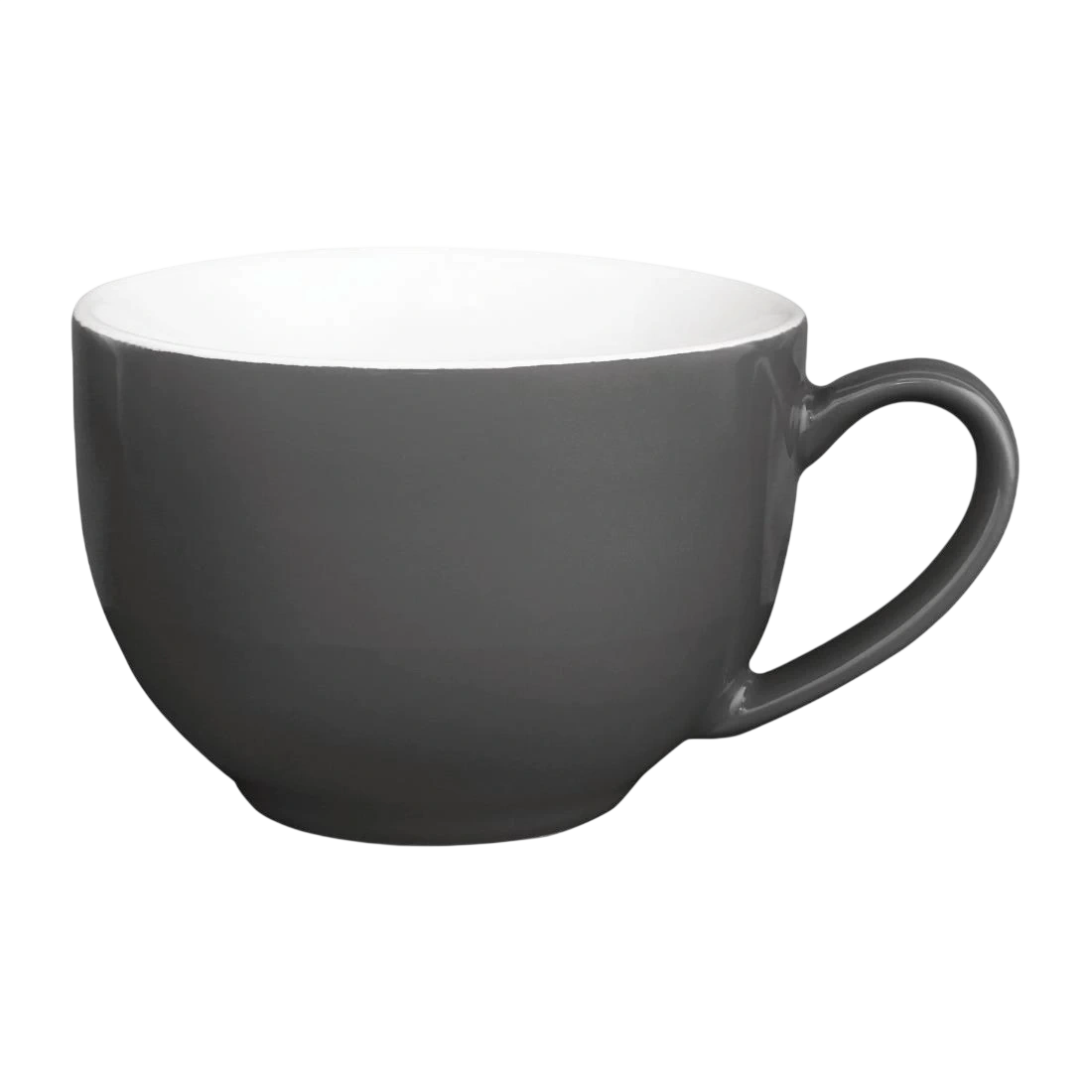 Olympia GK078 Cappuccino Cup – 340mL, Charcoal, Pack of 12