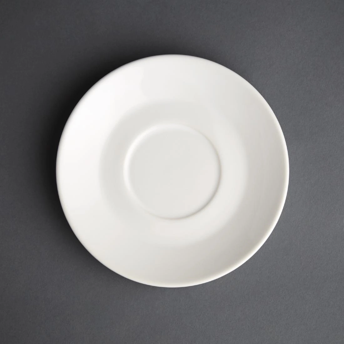 Olympia Cafe Saucer White 158mm Pack 12 GL048