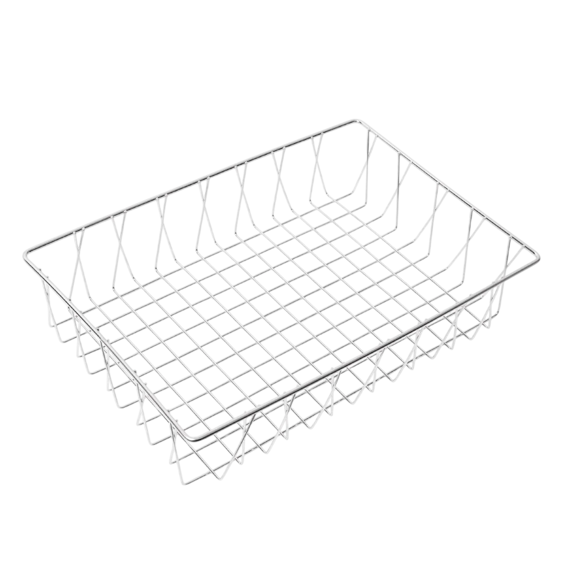 Olympia GM223 St/St Wire Display Basket - 450x300x100mm