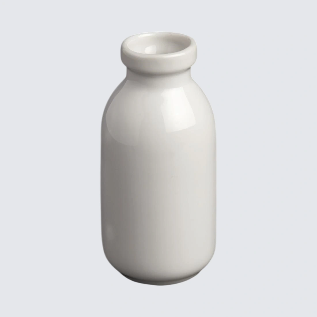 Olympia White Mini Milk Bottle 145mL Pack 12 GM368