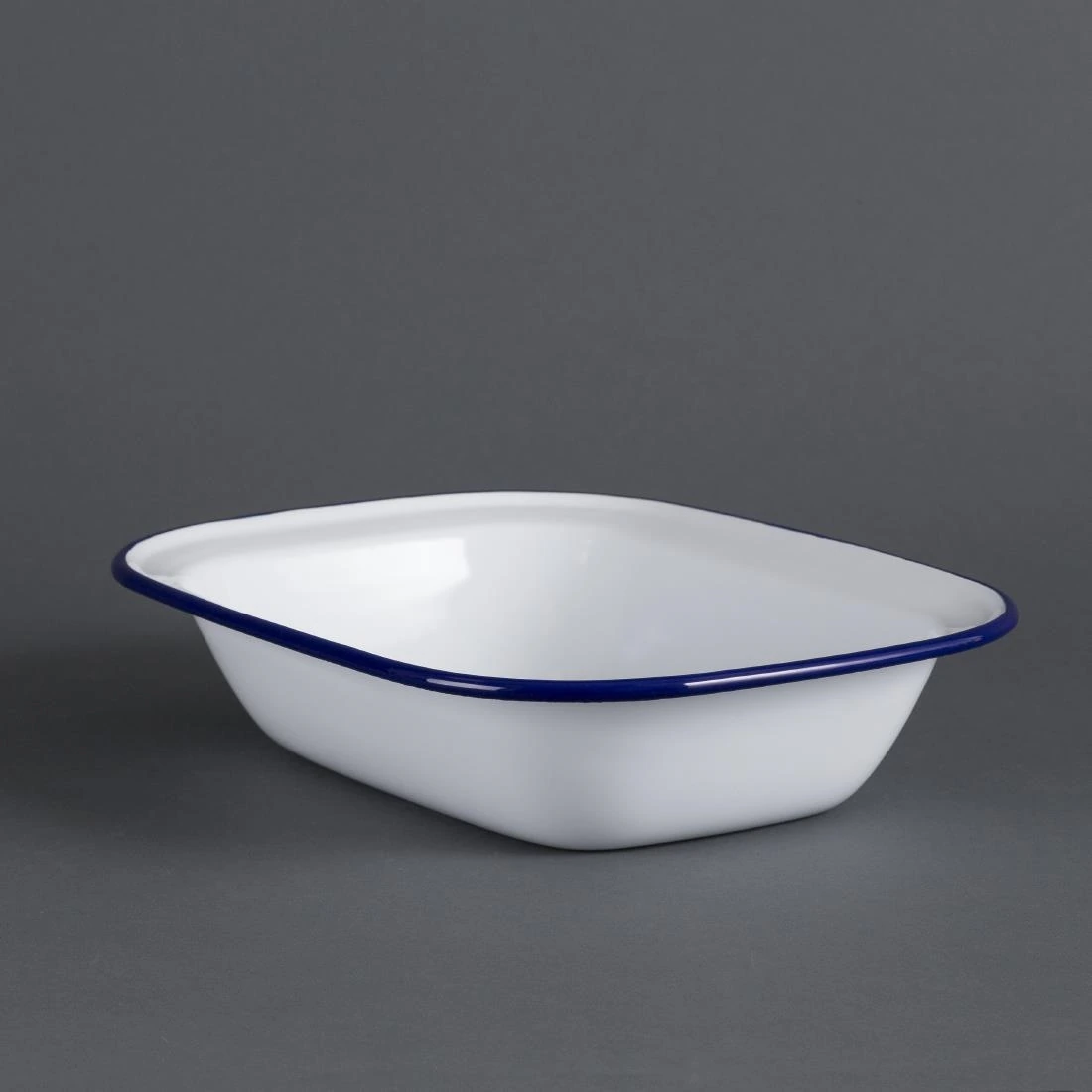 Olympia GM510 Enamel Rectangular Serving Dish - 280x195x55mm 11x7 1/2x2 1/4" (Box 6)