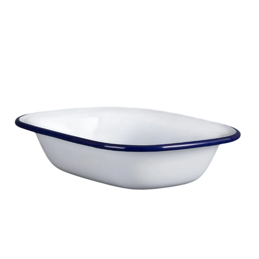 Olympia GM511 Enamel Pie Dish Rectangular - 180x50x135mm (Box 6)