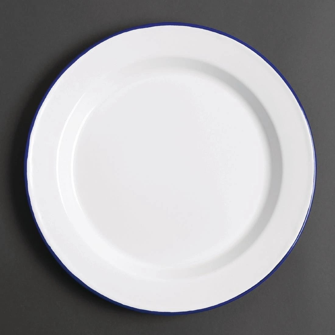 Olympia GM512 Enamel Dinner Plate - 9 1/2" (Box 6)