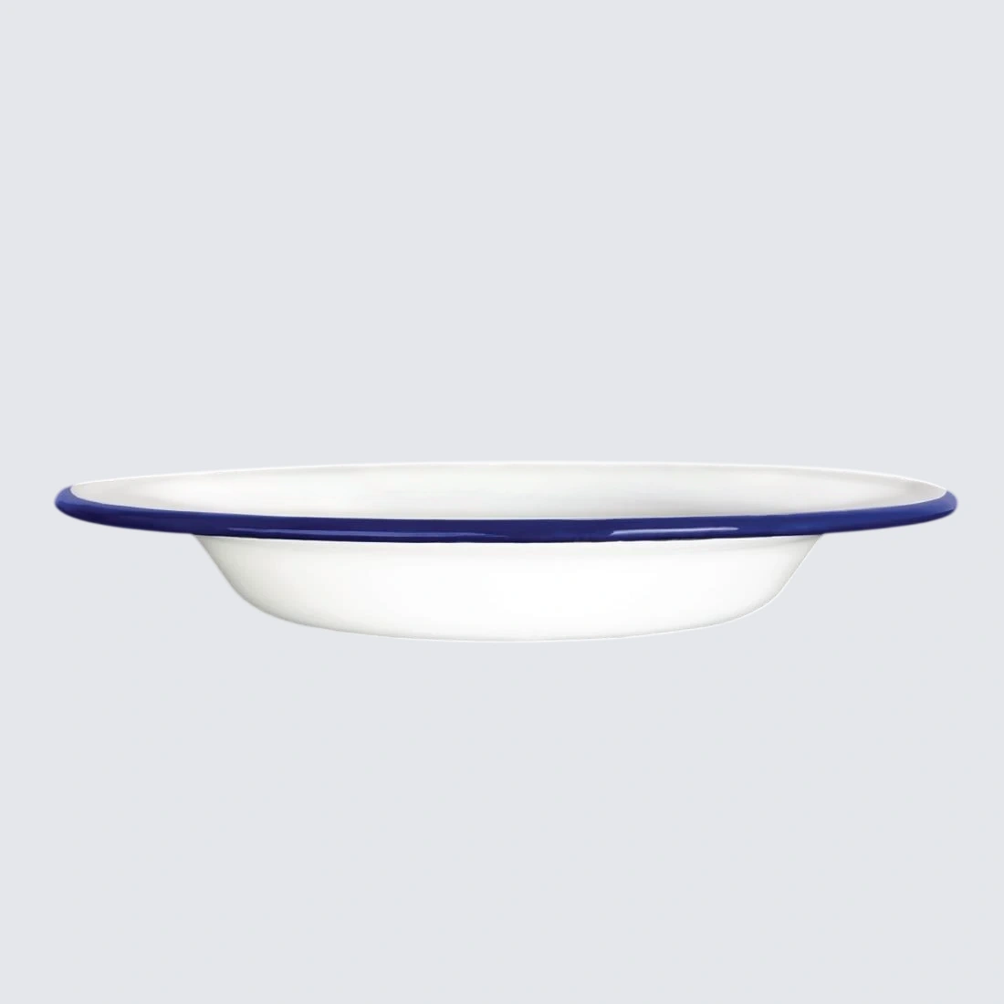 Olympia GM513 Enamel Soup Plate – 245mm, Pack of 6