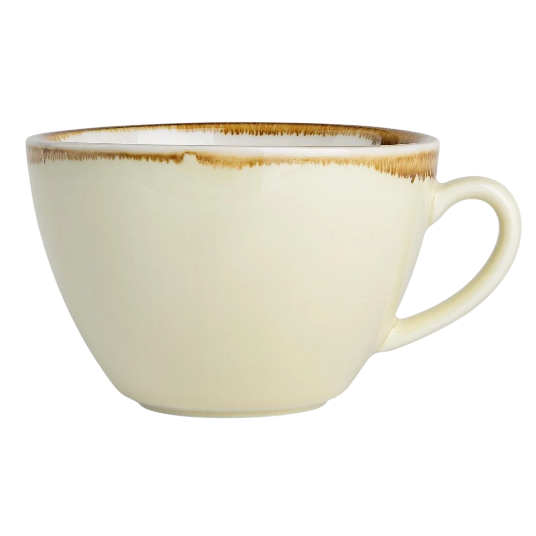 Olympia GP332 Porcelain Cappuccino Cup – 340mL, Sandstone, Pack of 6