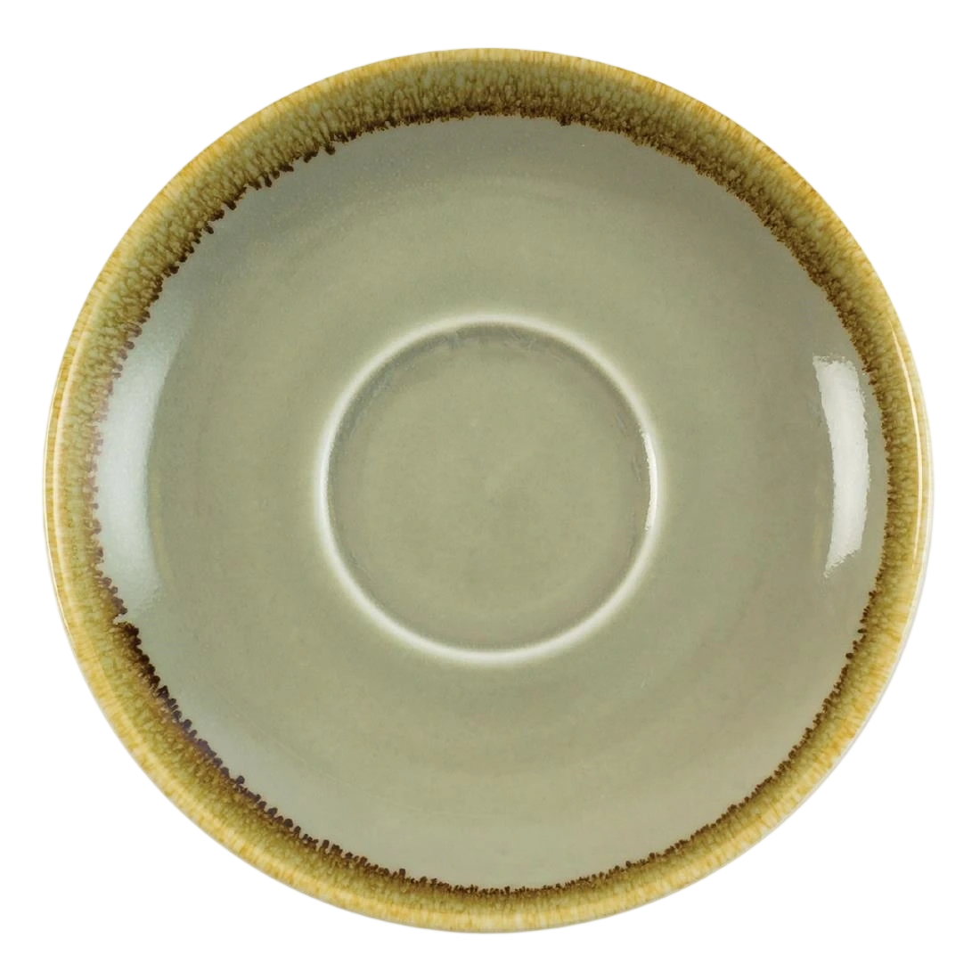 Olympia Kiln Moss Saucer 160mm Pack 6 GP481