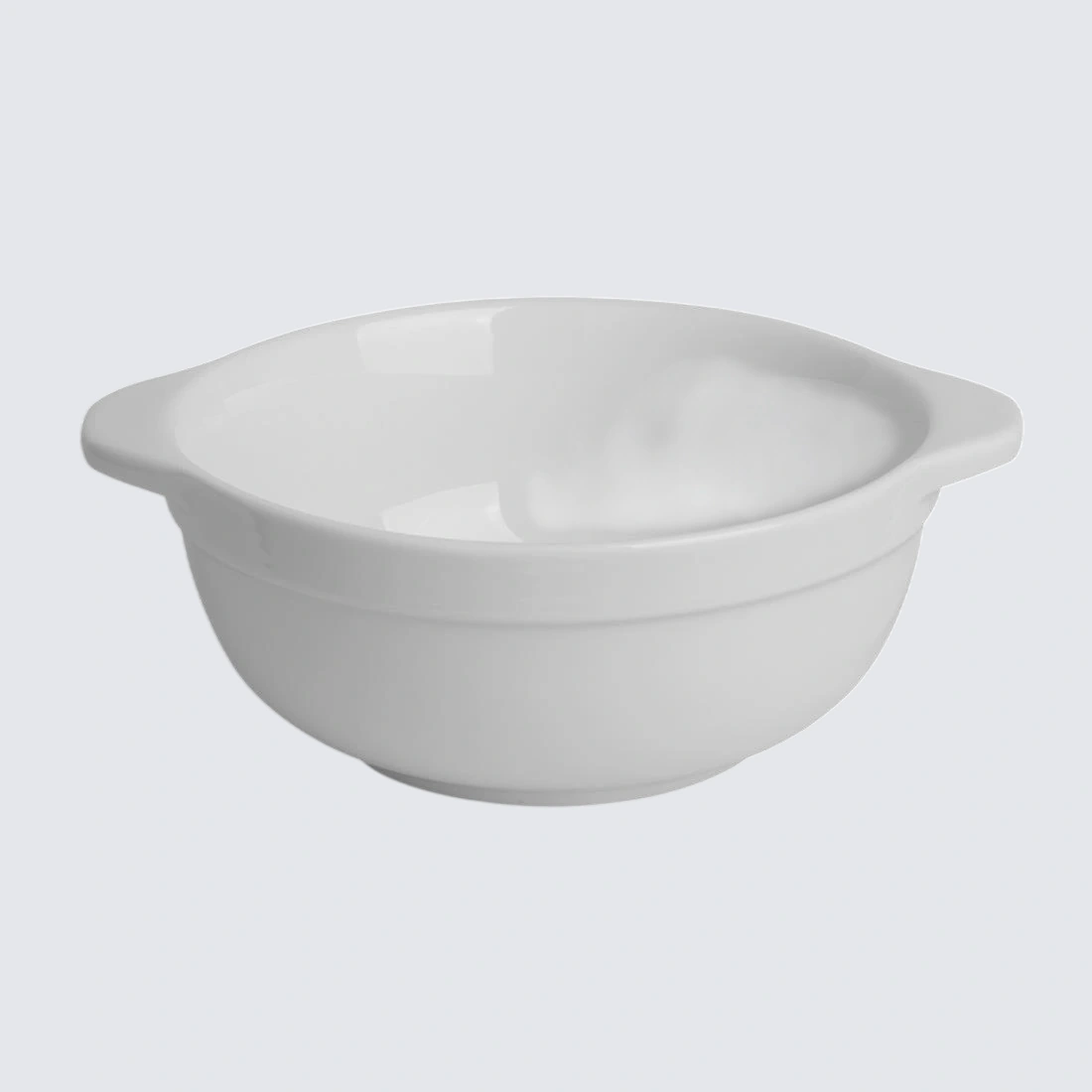 Olympia HP854 Porcelain Whiteware Eared Bowl – 640mL, Pack of 4