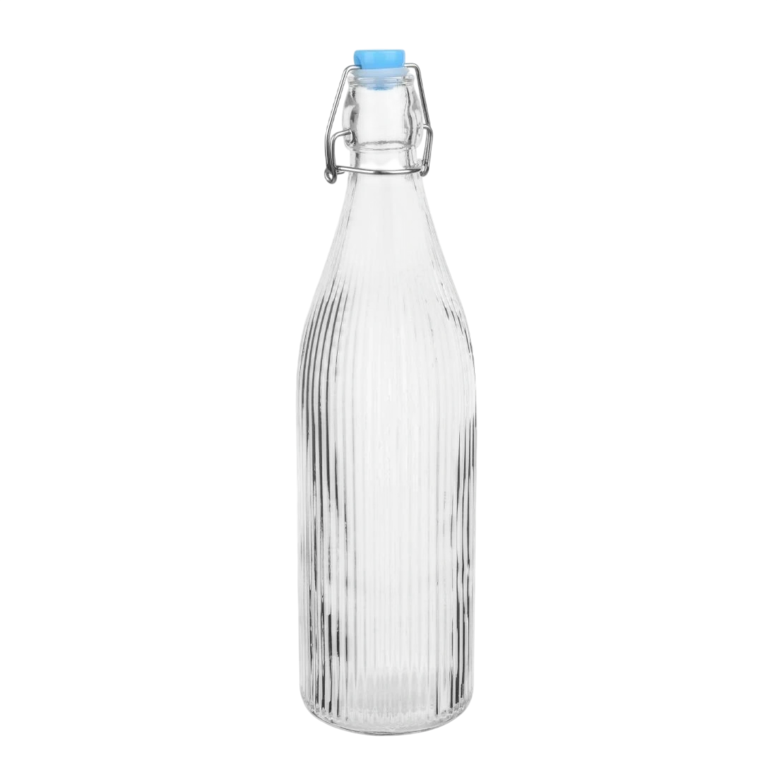 Olympia HW793 Ridged Swing Top Water Bottle - 1Ltr (Box 6)