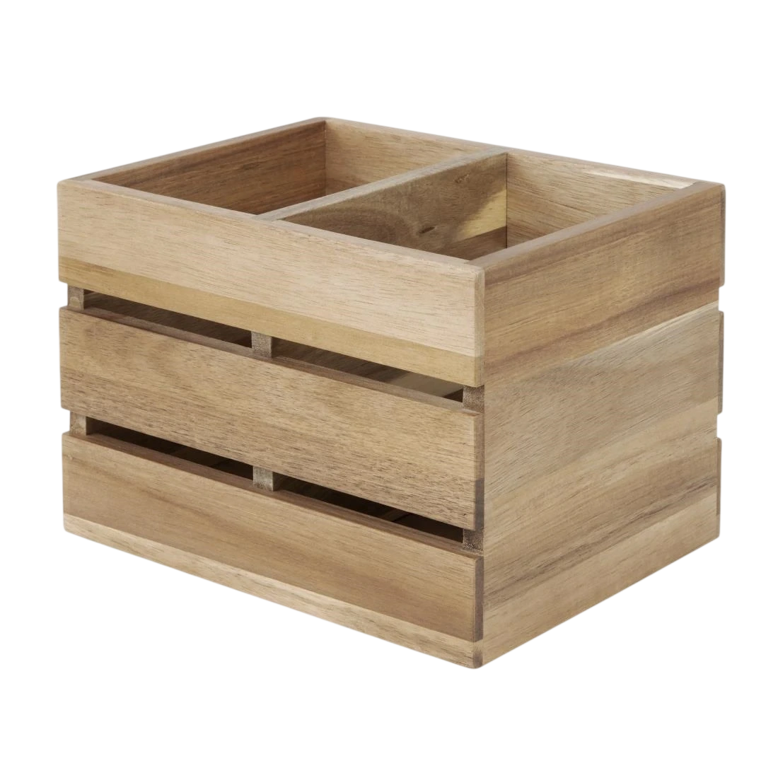 Olympia HX387 Table Organiser Acacia Wood - 210x160x150mm