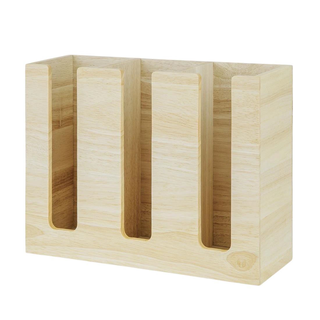 Olympia HX394 Cup Organiser Hevea Wood - 340x120x240mm
