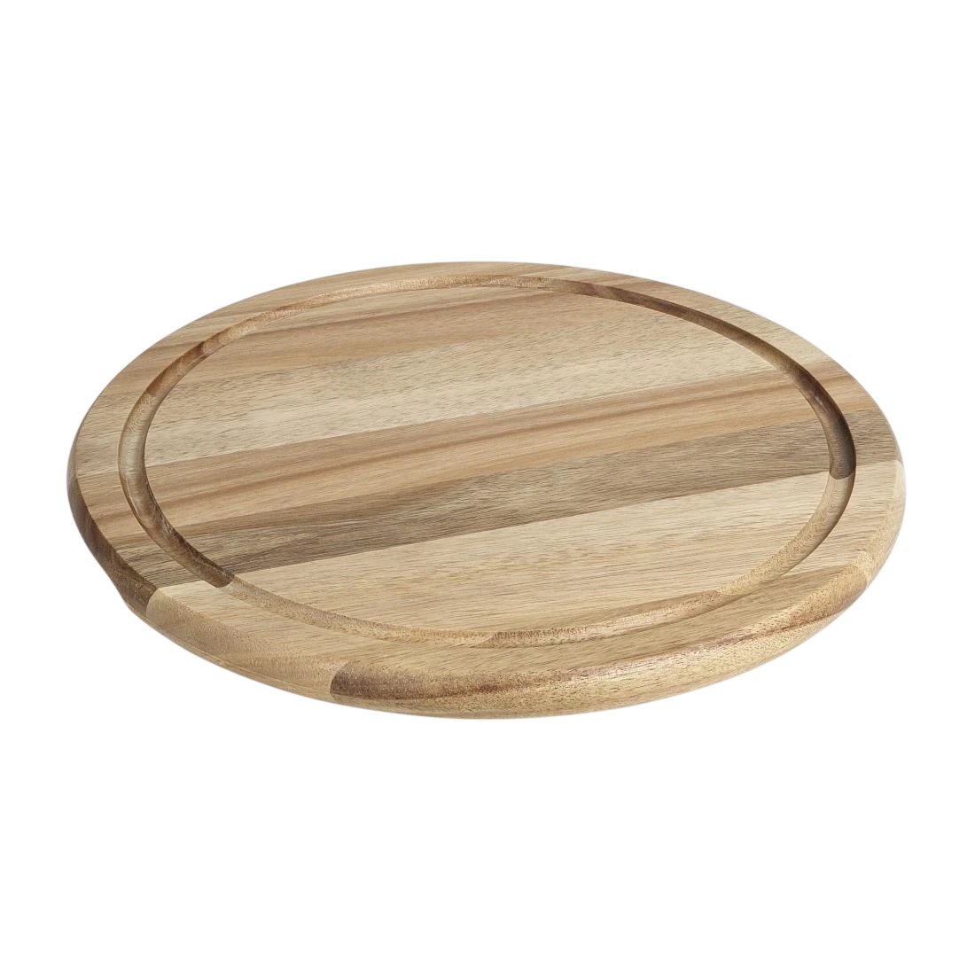 Olympia HX399 Round Acacia Wood Board for 280mm Dome - 330x20mm