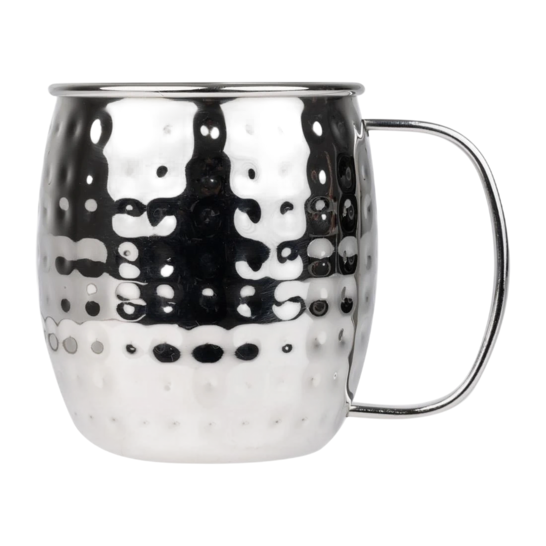 Olympia HY113 Barware Mug Hammered Stainless Steel - 440ml