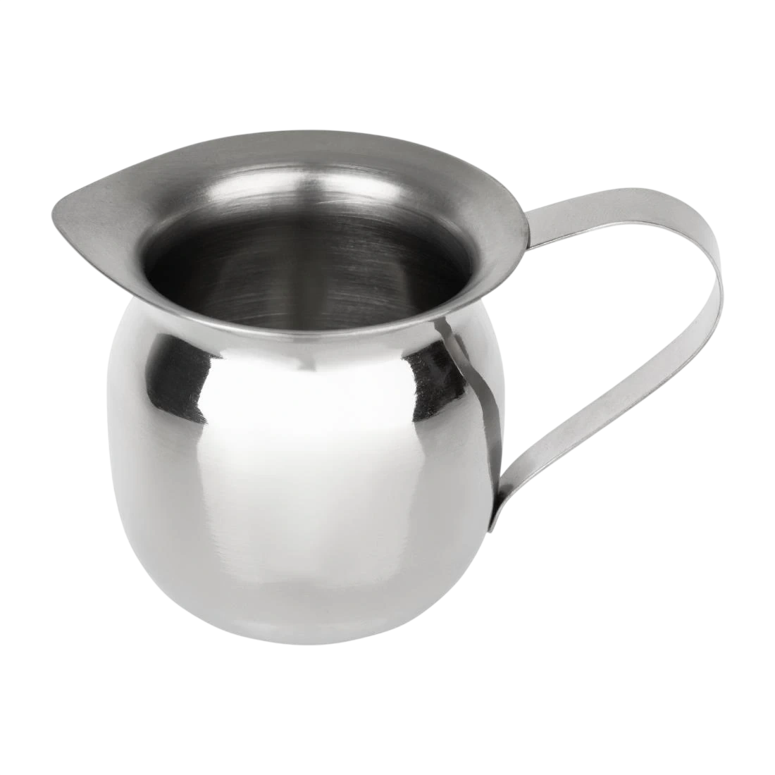 Olympia Mini Milk Jug Stainless Steel Plain 78mL Pack 6 HY116