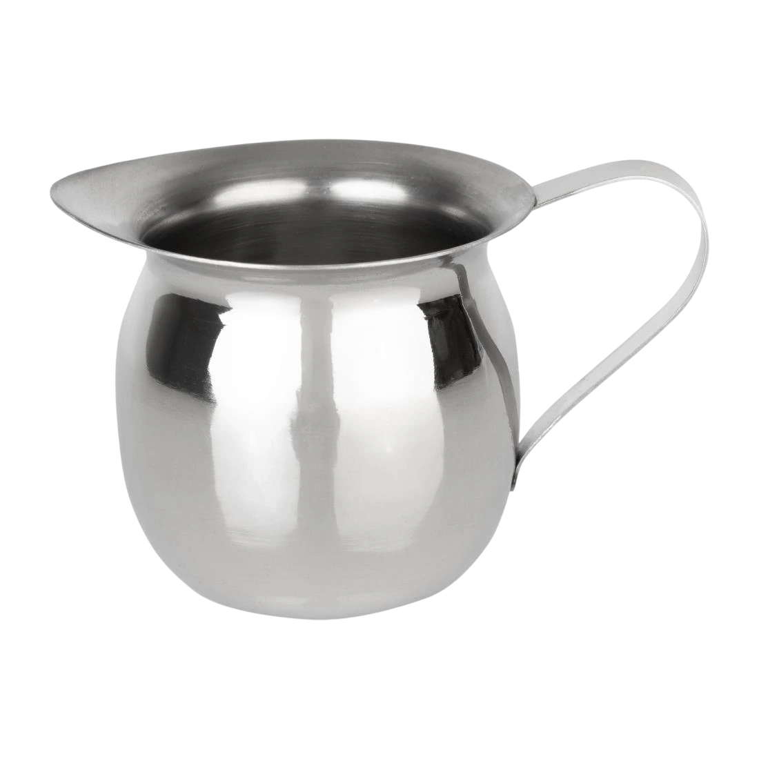 Olympia Mini Milk Jug Stainless Steel Plain 120mL Pack 6 HY118