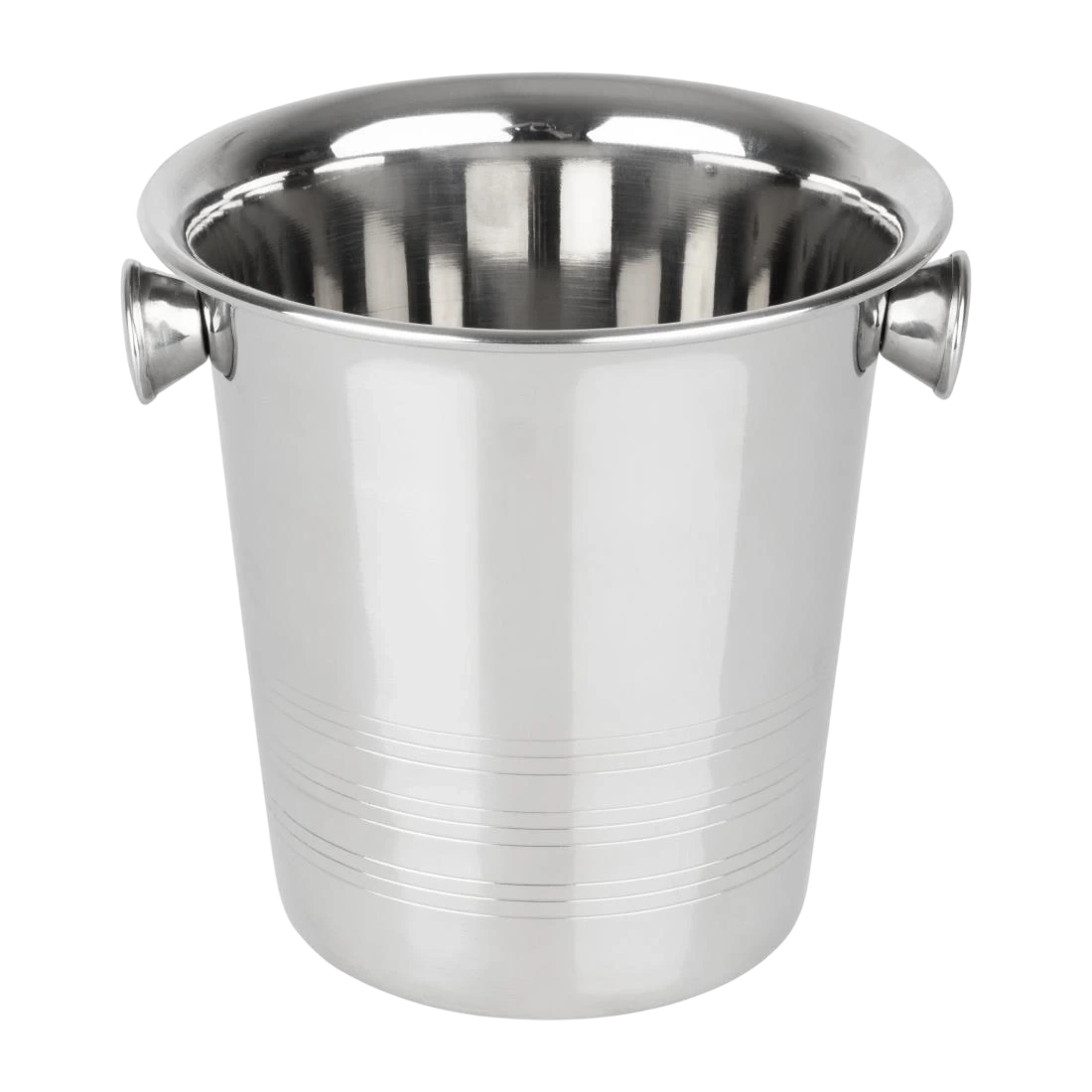 Olympia HY121 Ice Bucket with Handles & Etch Detail Stainless Steel - 1050ml