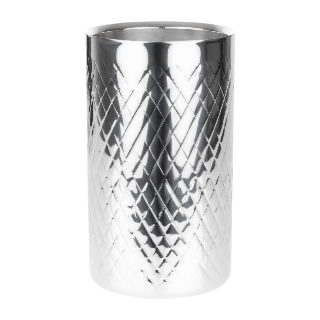 Olympia HY133 Geo Double Wall Wine Cooler Stainless Steel