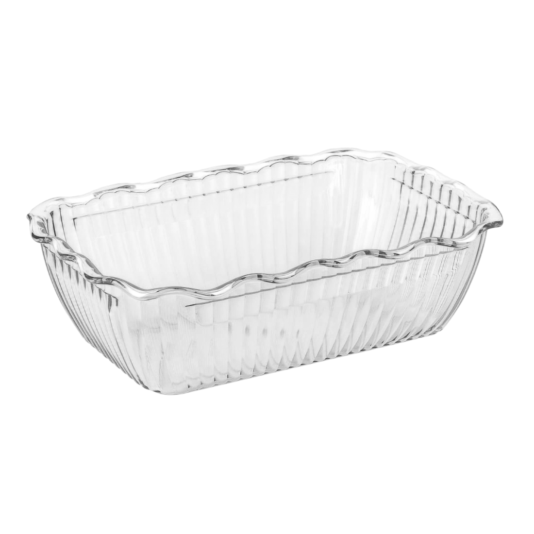 Olympia HY136 Kristallon Medium Salad Crock Clear SAN - 2Ltr