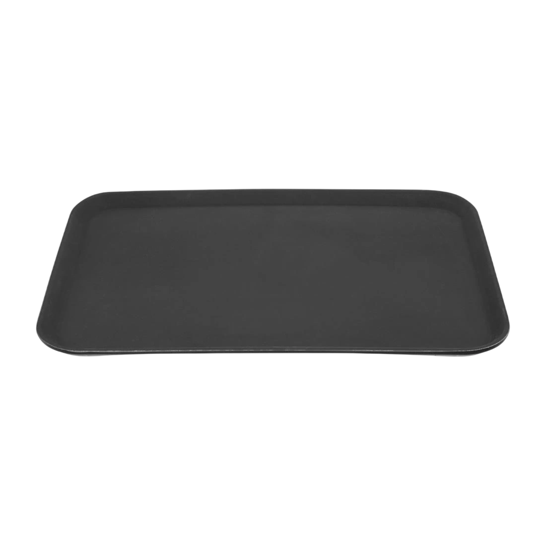 Olympia HY139 Kristallon Rectangular Tray Black Anti-Slip Fibreglass - 455x655mm