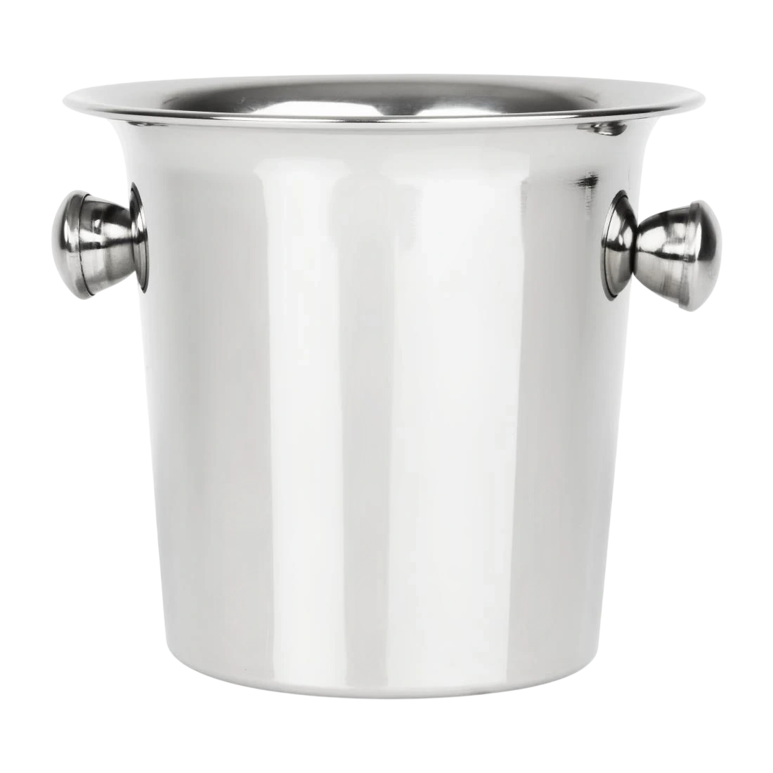 Olympia HY516 Mini Fluted Ice Bucket Stainless Steel -130x130mm