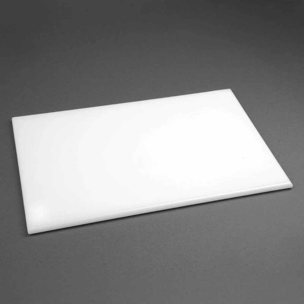 Hygiplas Antibacterial High Density Chopping Board White - 455x305x12mm commercial kitchen equipment