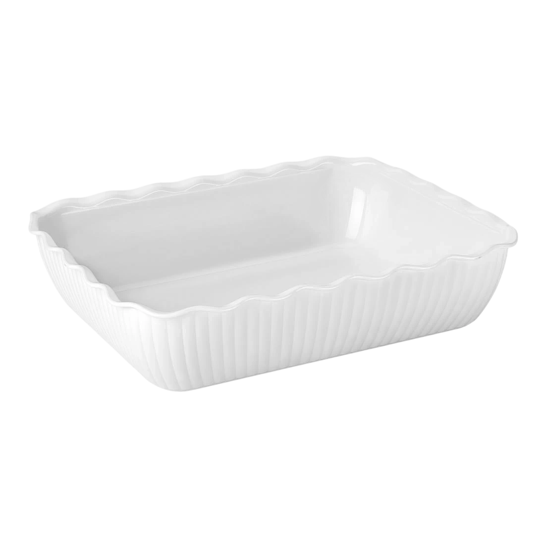 Olympia HY801 Kristallon Large Salad Crock White SAN - 4.25Ltr