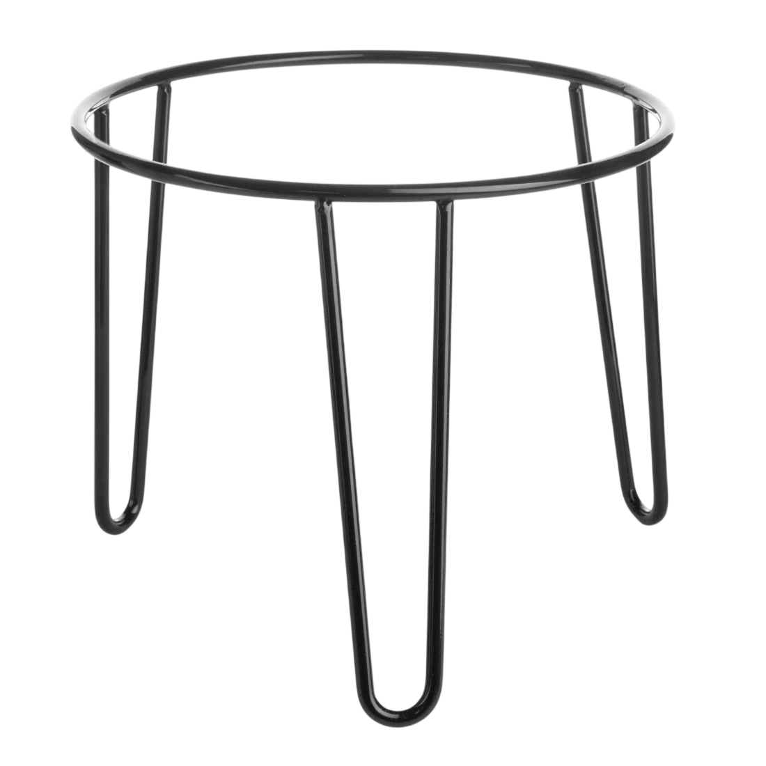 Olympia HY984 Non-Slip Riser Round Black Wire - 210x180mm