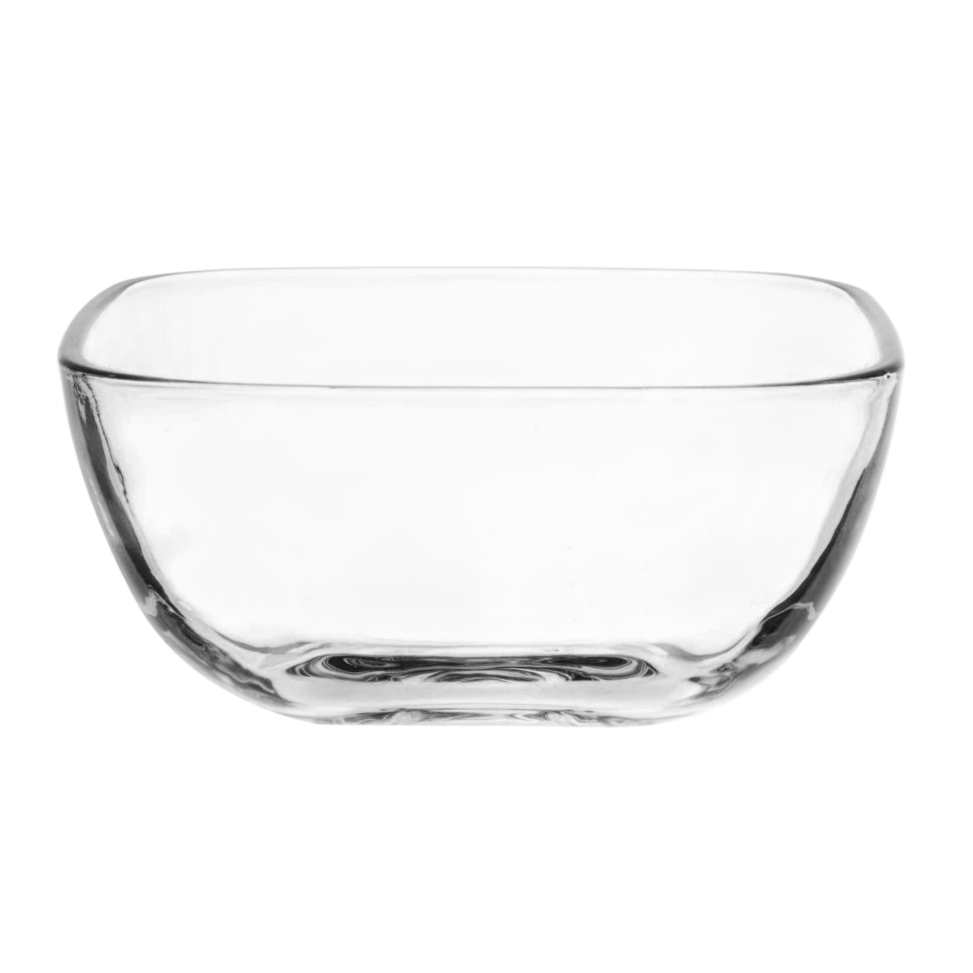 Olympia HZ335 Square Glass Snack Bowl Low - 109x50mm (Box 6)