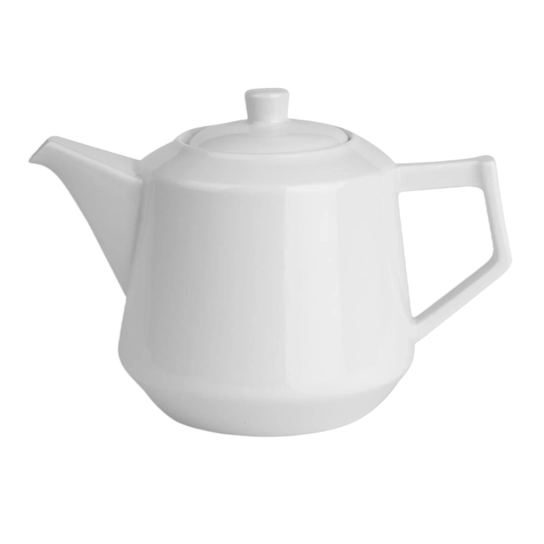 Olympia Whiteware Deco Teapot 820mL Pack 2 HZ864