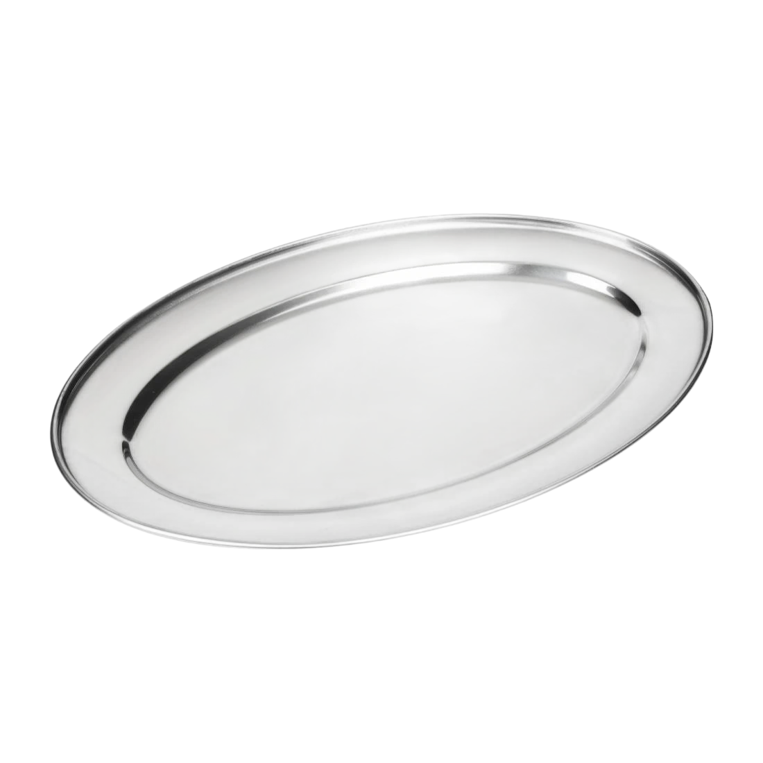 Olympia K364 Oval Serving Tray St/St - 350x240mm 14x9 1/2"