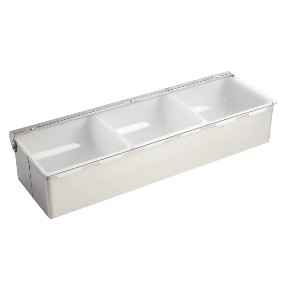 Olympia K490 Condiment Box St/St 3x2pint
