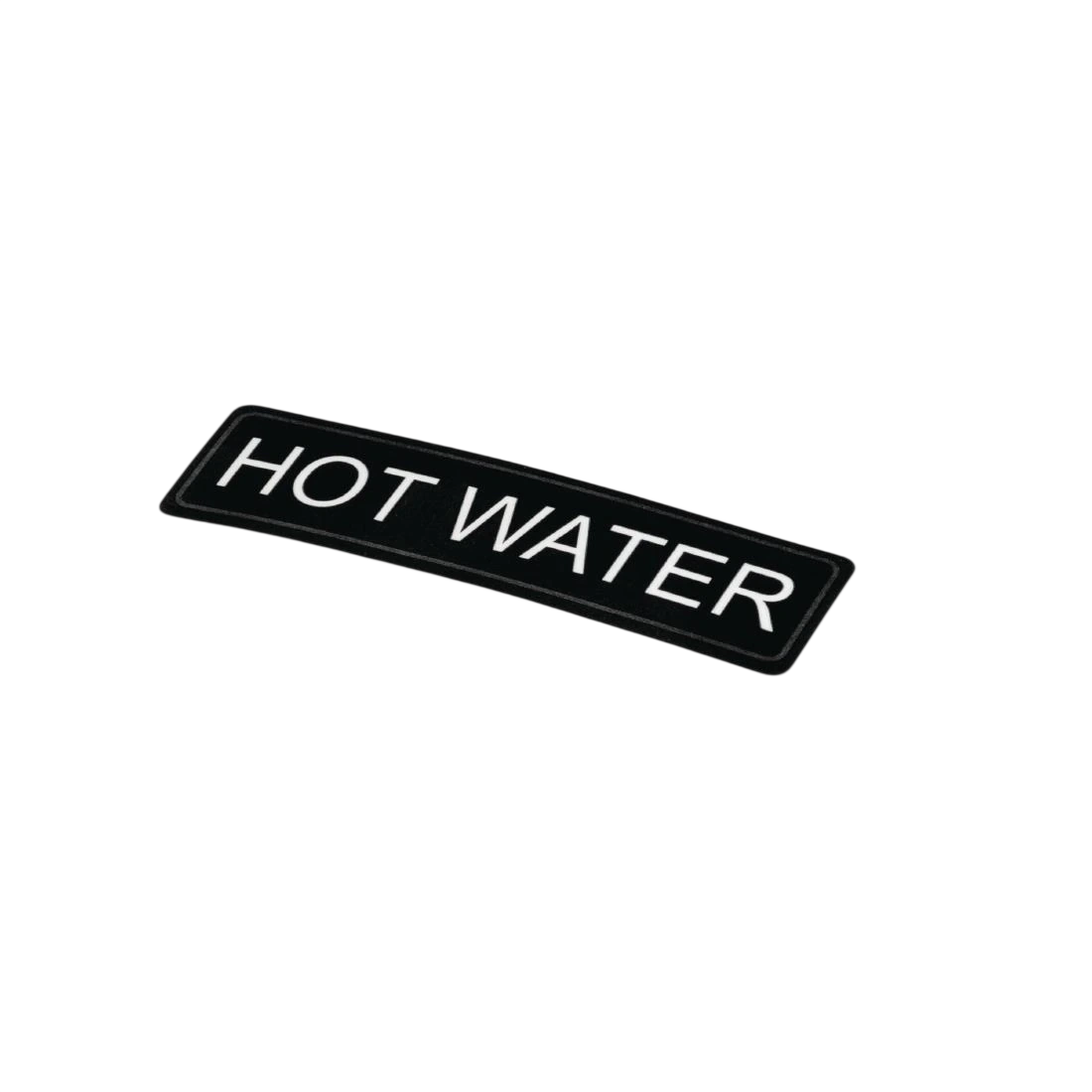 Olympia K705 Airpot Hot Water Label