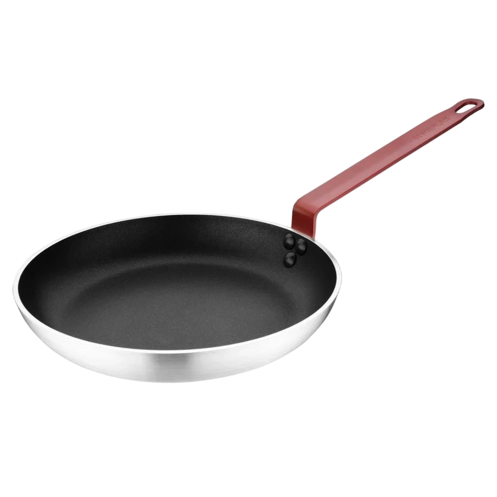 Hygiplas FB475 Teflon Platinum Plus Frying Pan 28cm – Red Handle commercial kitchen equipment
