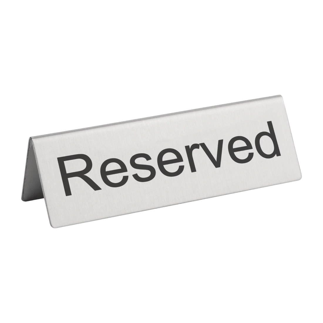 Olympia U051 Reserved Table Signs St/St (Pack 10)