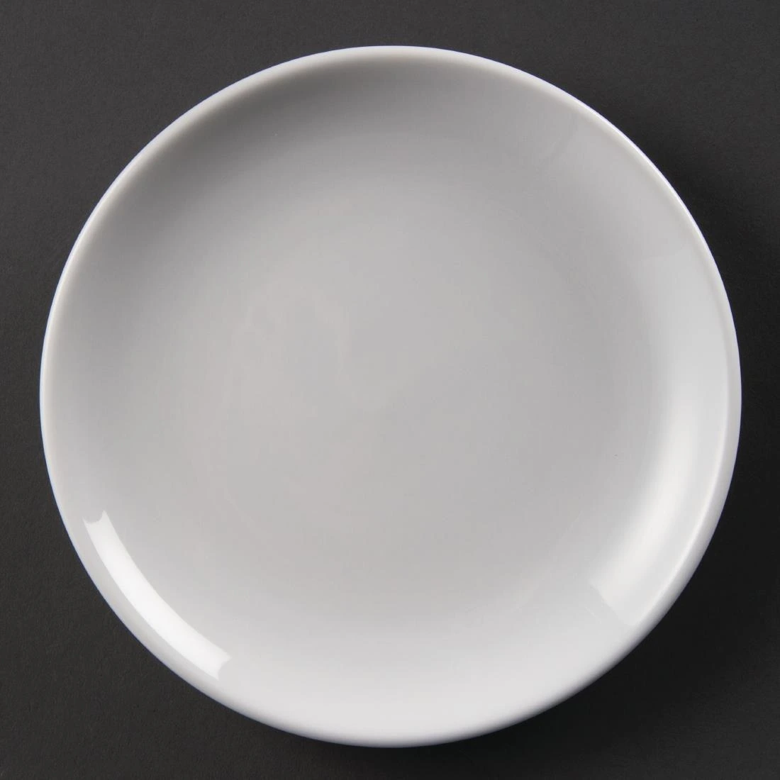 Olympia Whiteware Coupe Plate U076 180mm White Pack 12