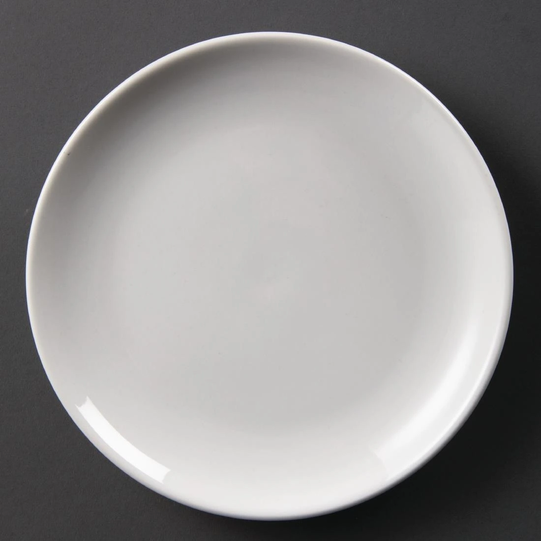 Olympia Whiteware Coupe Plate U077 200mm White Pack 12