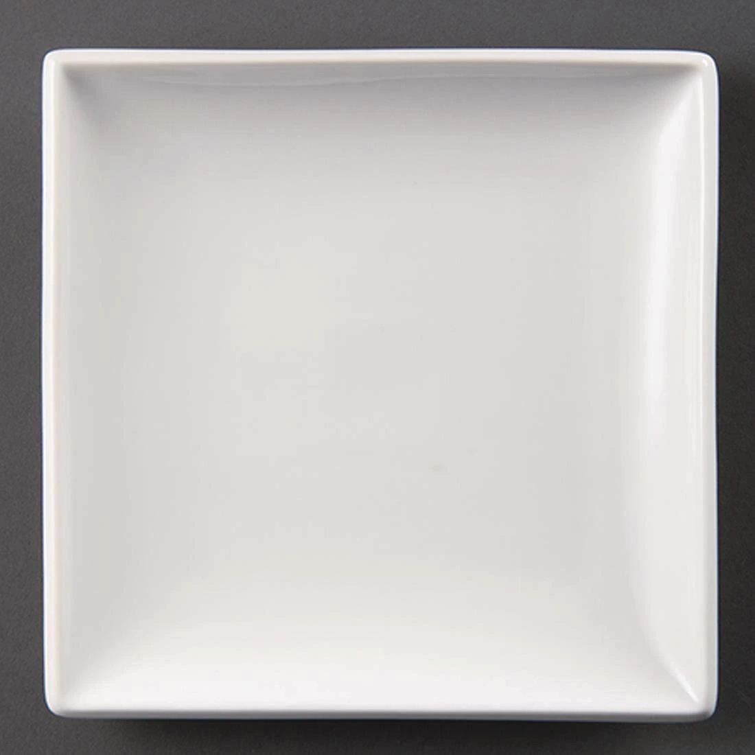 Olympia Square Plate 29.5cm White Porcelain Pack 6 U156