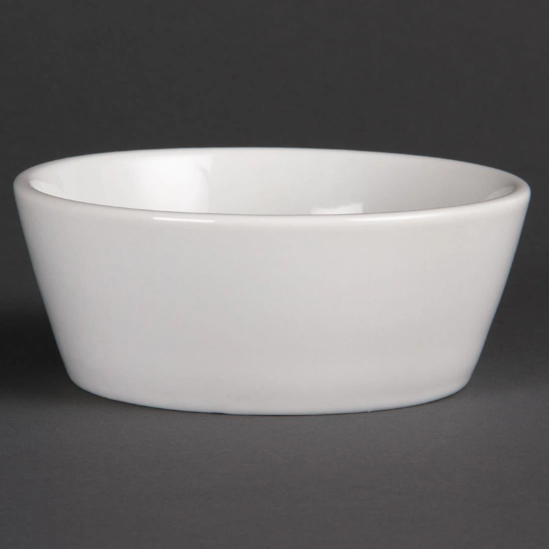 Olympia Whiteware Sloping Edge Bowl U163 120×48×36mm White Pack 12