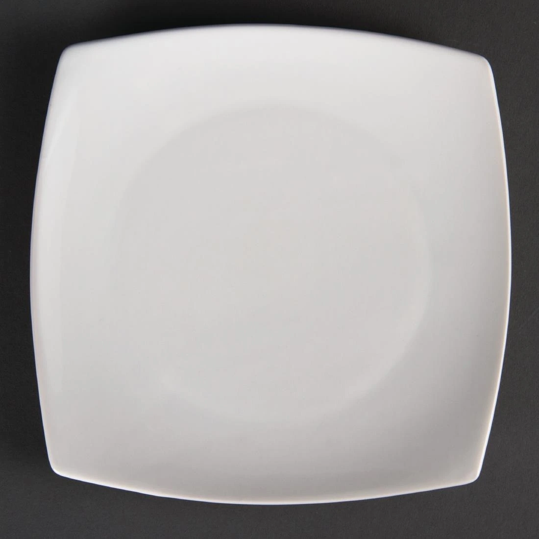 Olympia Square Plate 18.5cm White Porcelain Pack 12 U169