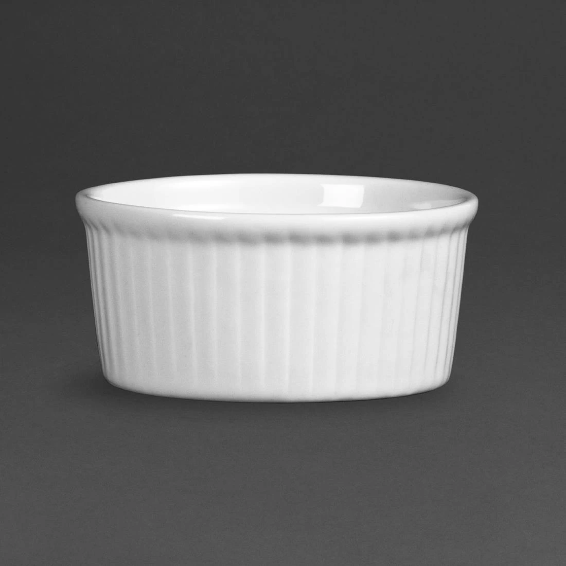 Olympia W414 Porcelain Whiteware Ramekin – 90mL, Pack of 12