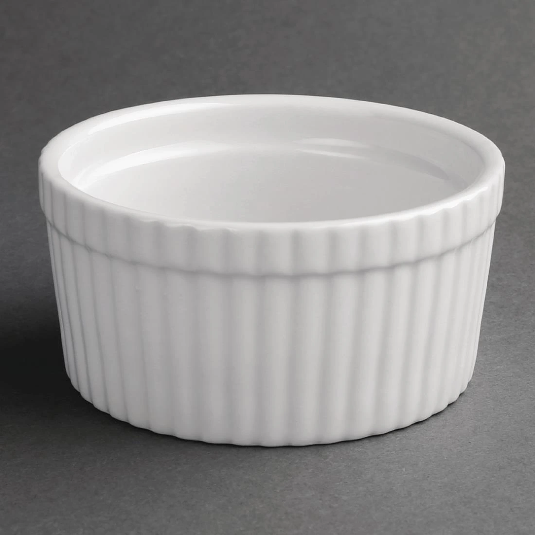 Olympia W431 Whiteware Souffle Dish - 105mm 4" (Box 6)