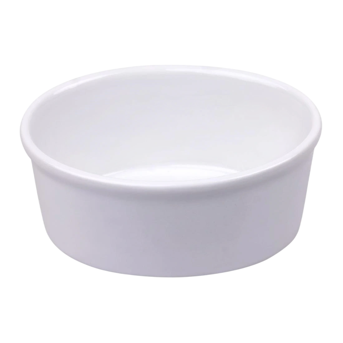 Olympia W445 Porcelain Whiteware Oval Ramekin – 130mL, Pack of 12
