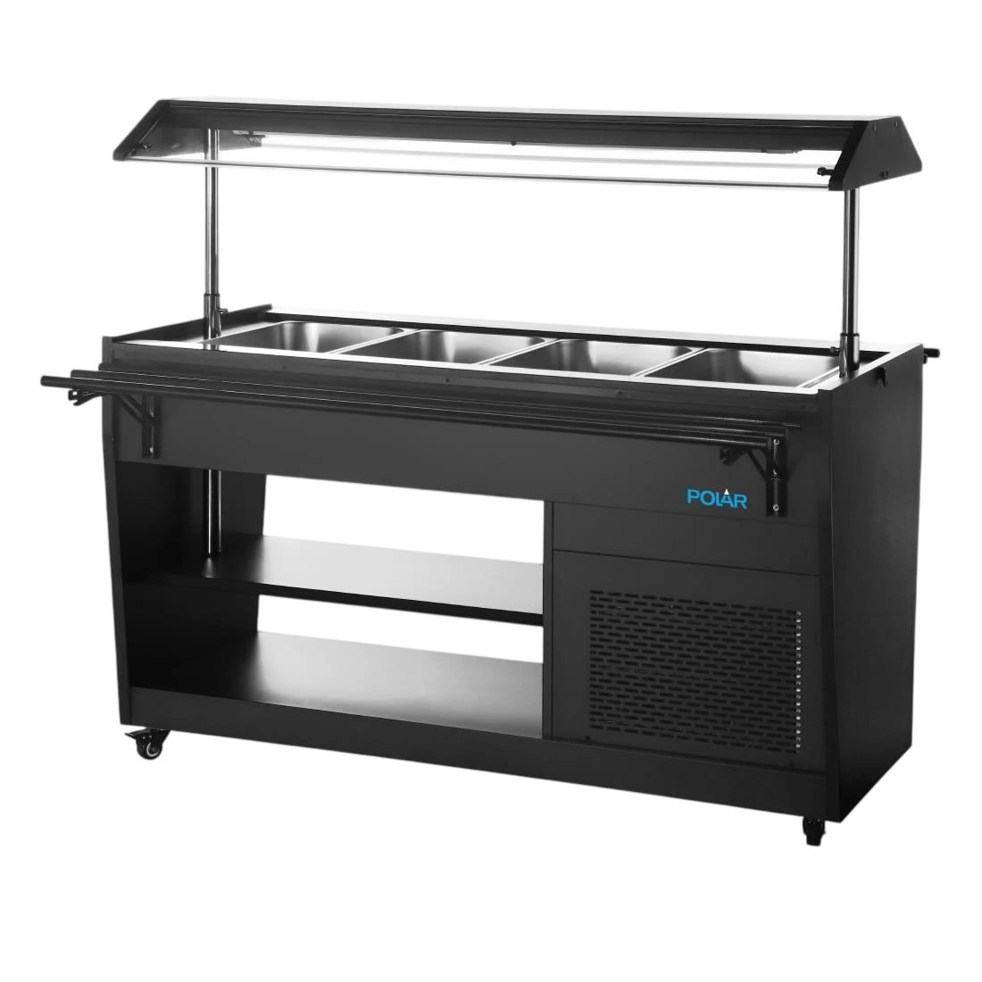 Polar PG007-A G-Series Refrigerated Buffet Bar in Black